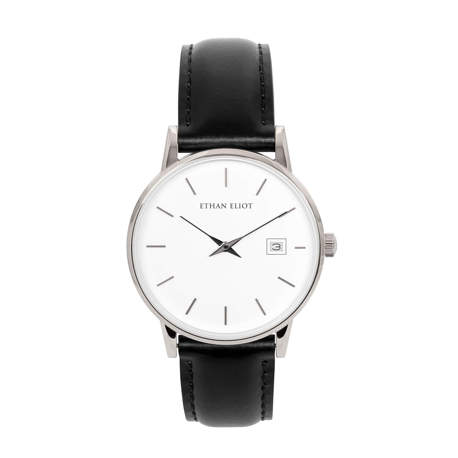 Ethan Eliot Classic Women's Watches - 36mm Date Display, 5ATM Water Resistant Ladies Watch for Everyday Wear & Office Use