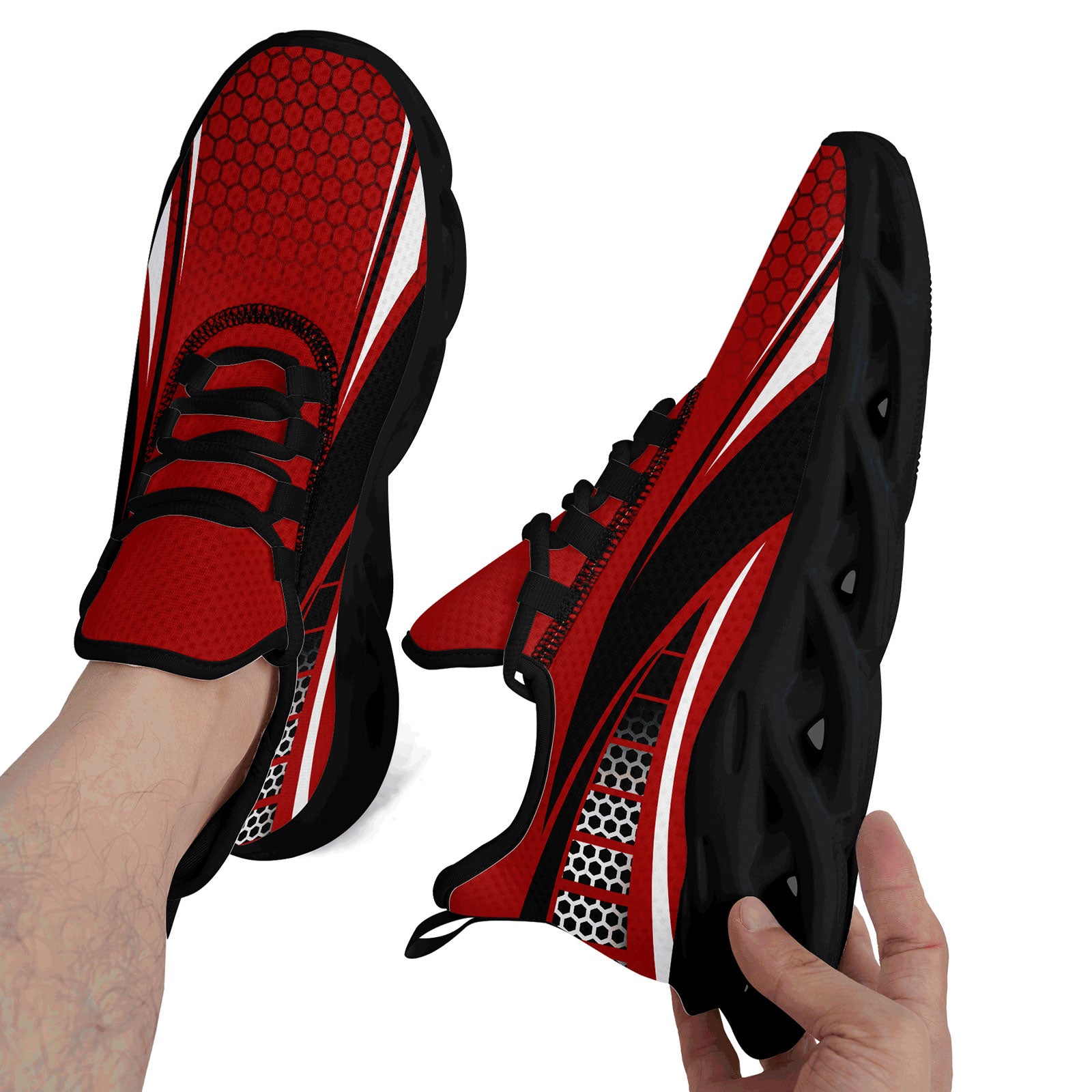 Custom Maxsoul Personalized Sneakers - Breathable Lightweight Running Shoes for Men & Women (FN003 E025022) - Perfect for Jogging, Gym Workouts & Casual Wear