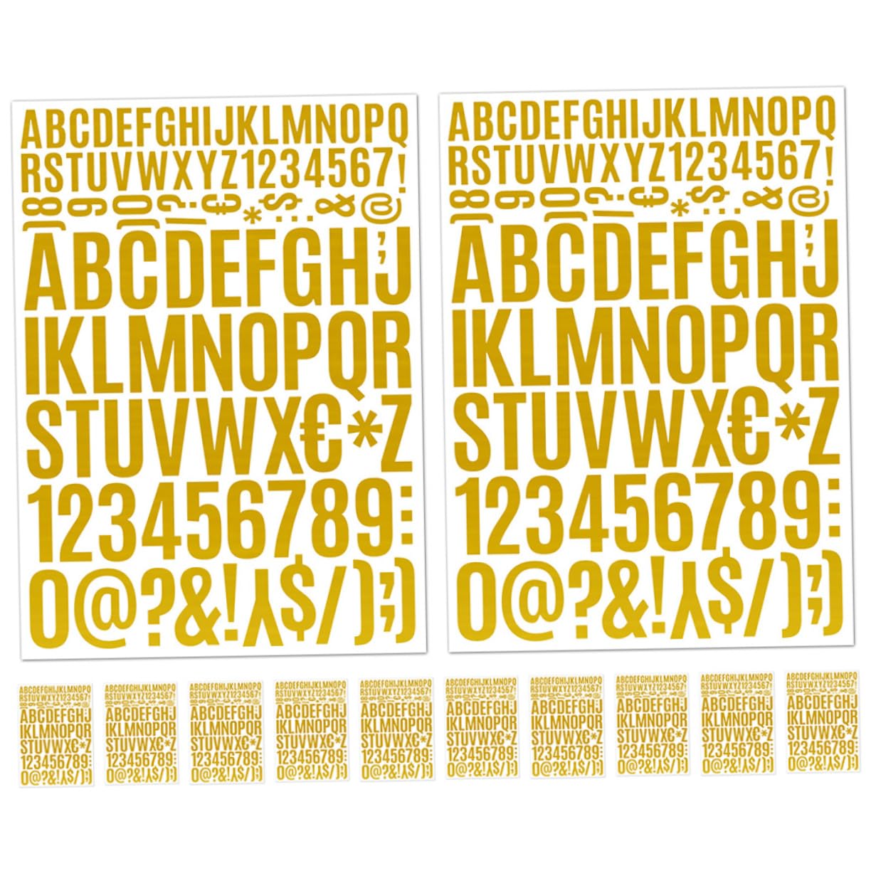 NUOBESTY 12 Pack Removable Alphabet Letter Stickers & Number Decals - Self-Adhesive Vinyl Mailbox Decor for Home, Office, School - Perfect for DIY Crafts, Scrapbooking, Wall Art, and Personalized Gifts