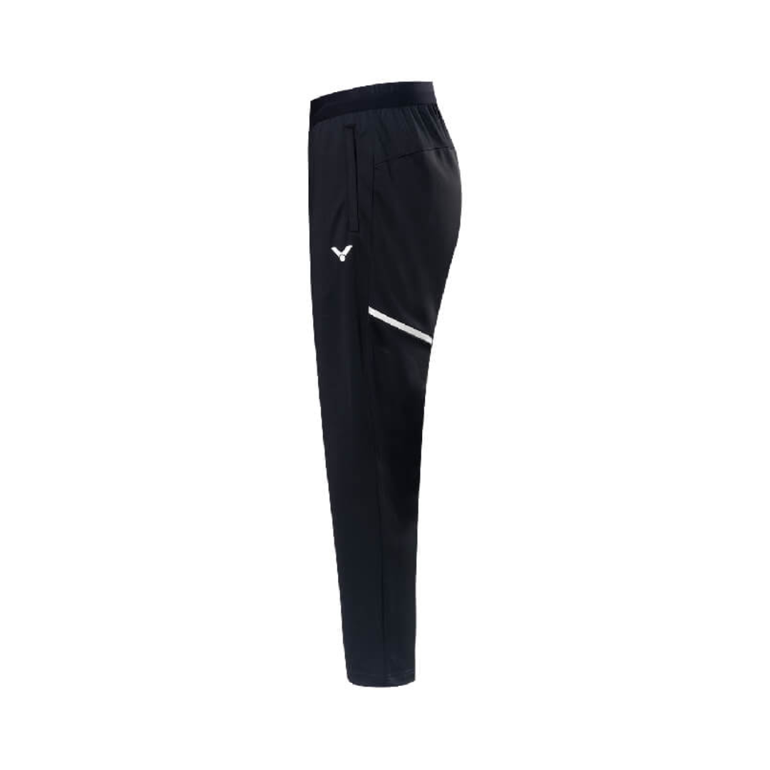 Victor Unisex Track Pants P 40800C - Comfortable Athletic Joggers for Men & Women, Breathable Workout Pants with Elastic Waistband - Perfect for Running, Gym, Yoga & Casual Wear (Black)