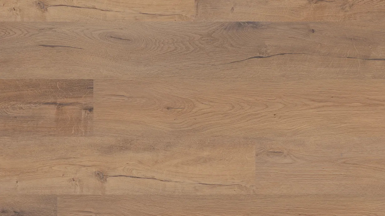 Coretec Plus Premium Integrated Bevel with Softstep – Sand Dollar Oak 9
