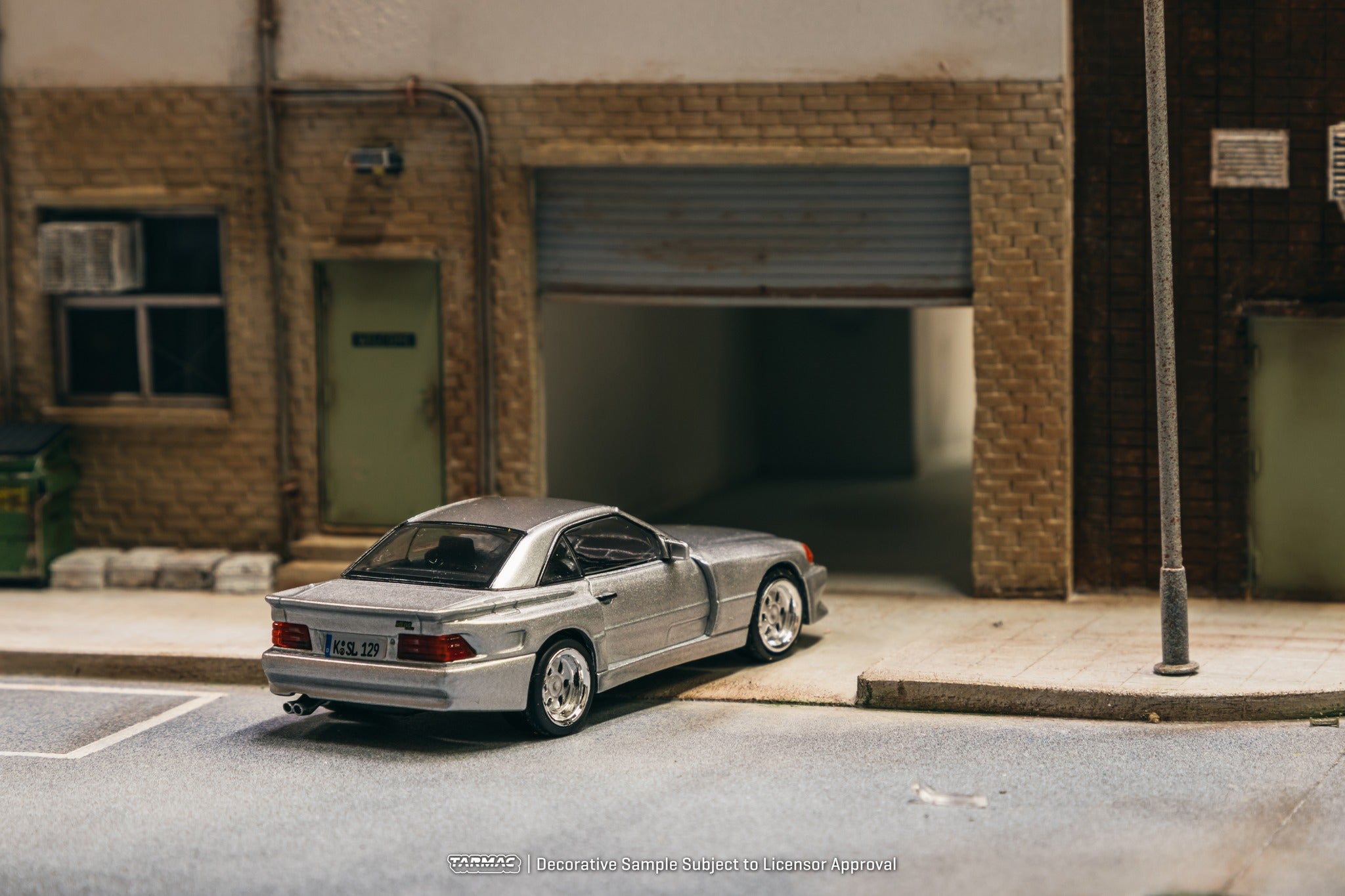 Tarmac Works 1:64 Scale Mercedes Benz SL 500 Koenig Specials Diecast Model Car - Silver Collectible for Display, Racing Games & Car Enthusiasts