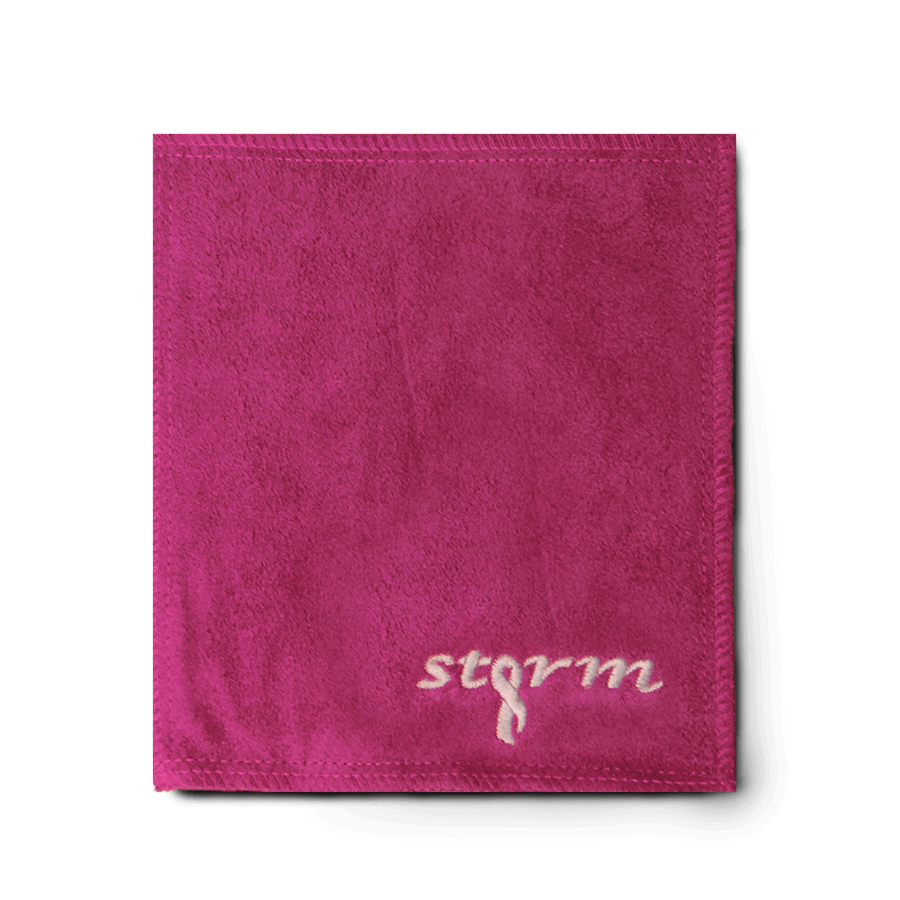 Storm Shammy Pink Leather Bowling Towel - Super Absorbent Microfiber Cloth for Bowling Balls, Shoes & Equipment - Perfect for Bowling Leagues, Tournaments & Practice Sessions
