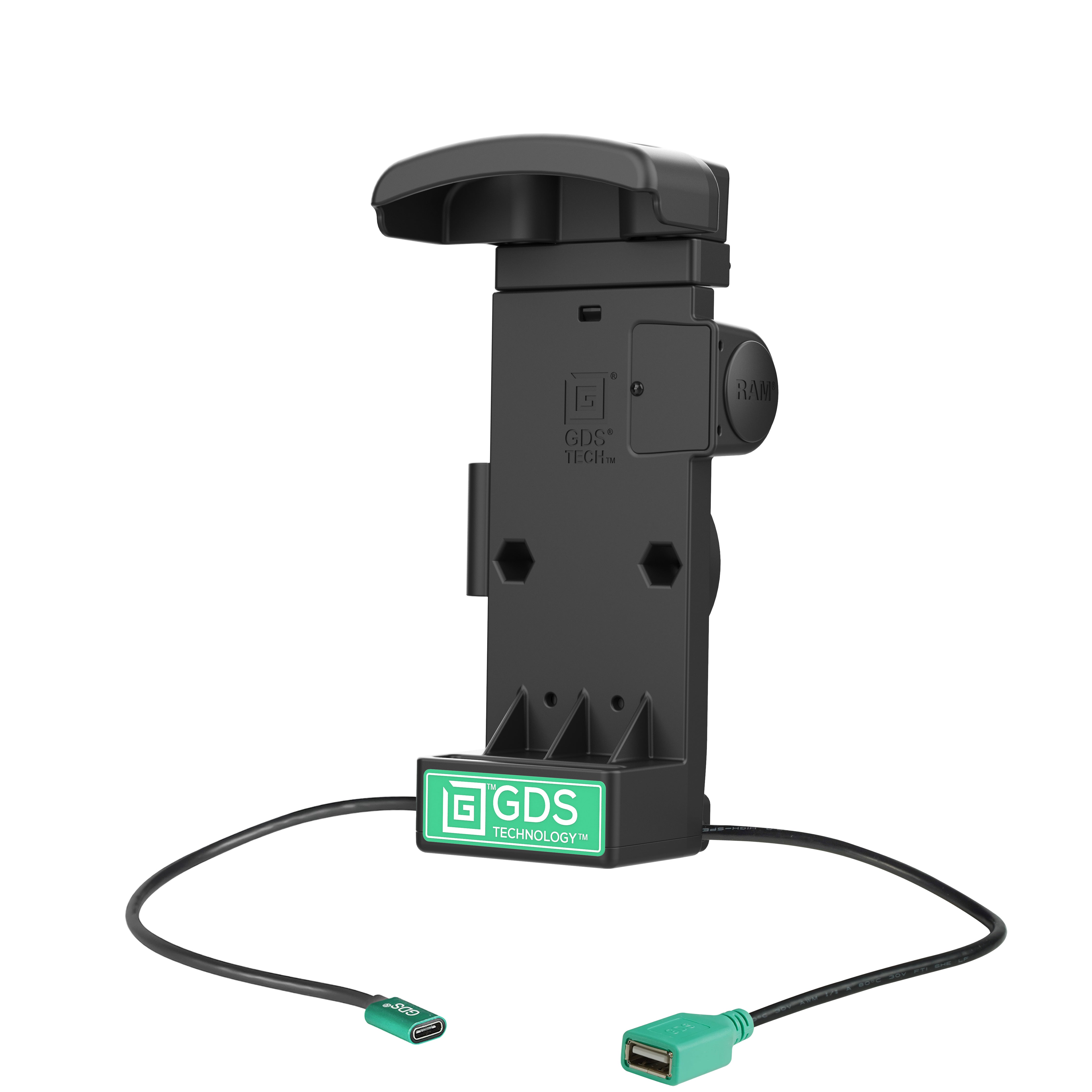 GDS® Powered Dock with USB A Port for Zebra TC2x & TC5x Mobile Computers - RAM GDS DOCK V12 ZE2434CPDU - Ideal for Warehouse, Retail & Logistics Charging Stations