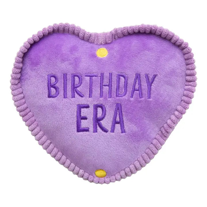 Birthday Era Heart Plush Toy - Soft Huggable Stuffed Animal for Valentine's Day, Anniversary & Gifts - Perfect for Couples, Kids & Home Decor
