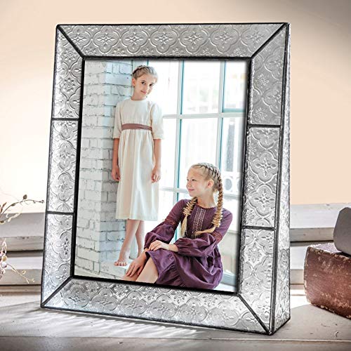 8x10 Clear Glass Picture Frame - Vertical Tabletop Display for Home & Gifts