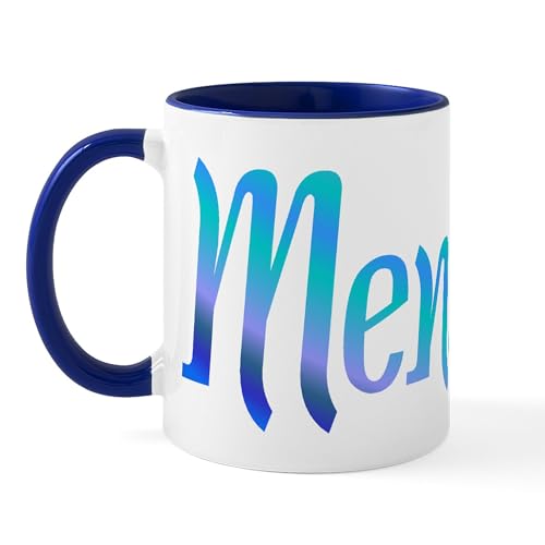 White/Navy Inside - Mensch Mug