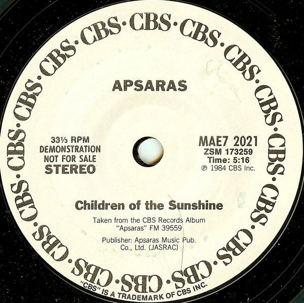 Apsaras - Children Of The Sunshine (7