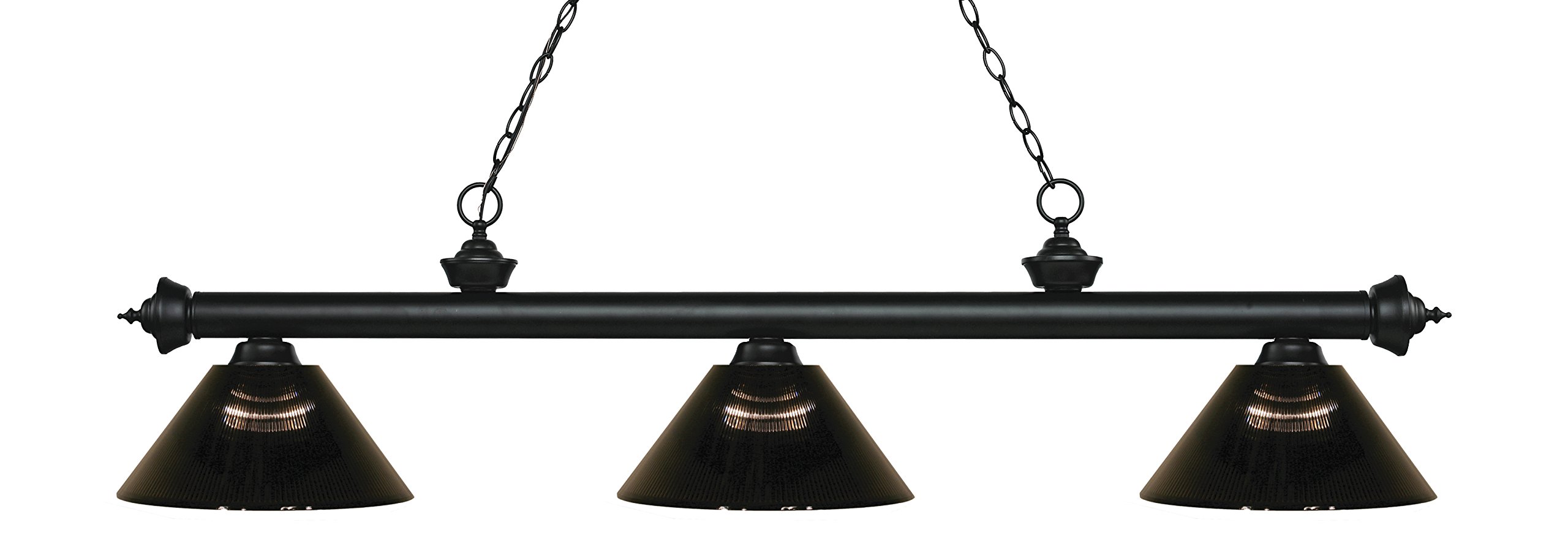 zLite 3-Light Billiard Table Pool Light Fixture - Durable LED Lighting for Game Rooms, Bars & Man Caves