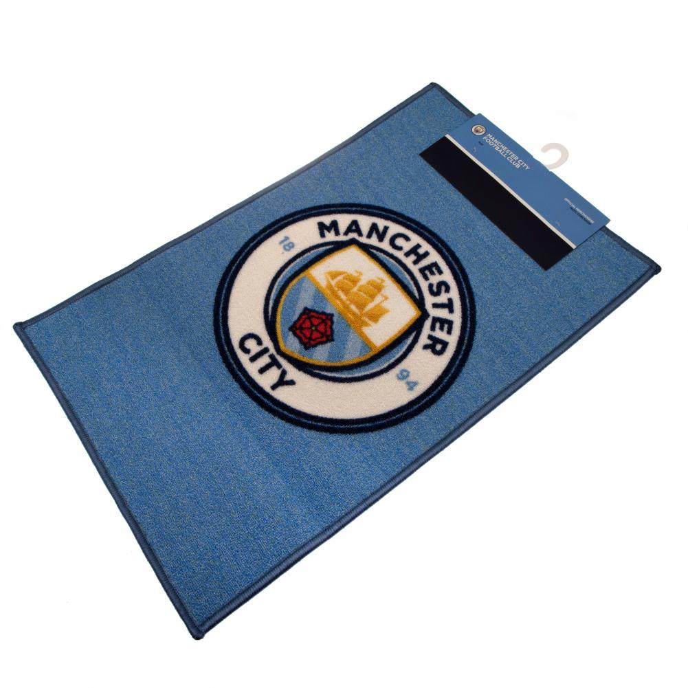 Manchester City FC Soccer Rug - Premium Football Carpet for Fans - Perfect for Living Room, Bedroom, and Game Room Decor