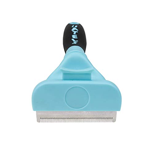 Best Dog Deshedding Brush - Effective Pet Grooming Tool for Cats & Dogs - Reduce Shedding & Remove Loose Hair - Perfect for Home Grooming & Professional Use