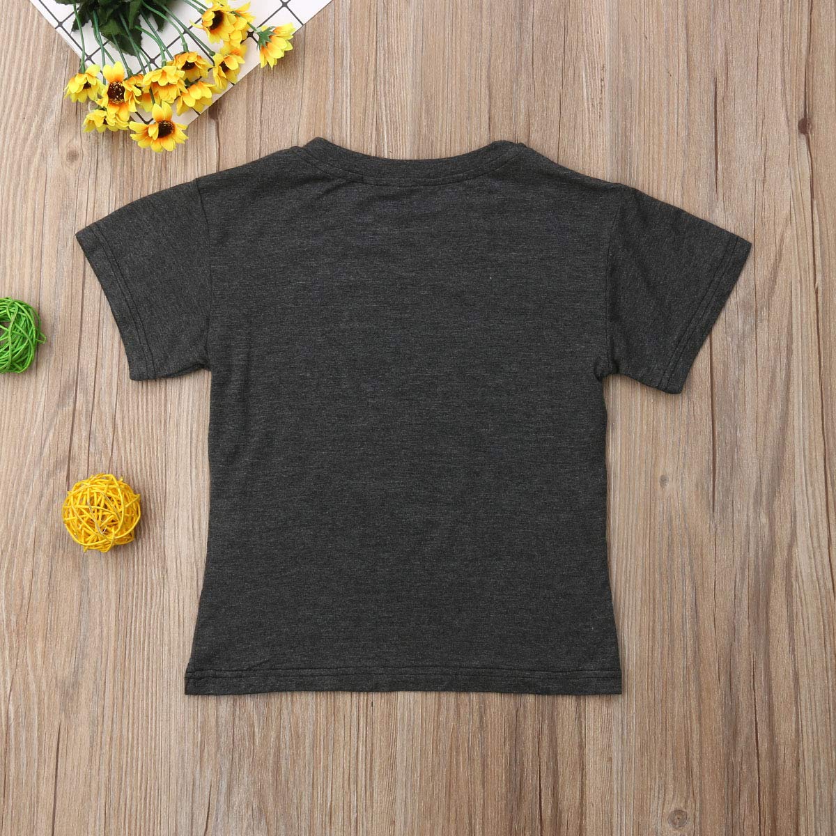 Matching Sibling T-Shirts for Big Brother & Sister - Letter Print Outfits for Family Events