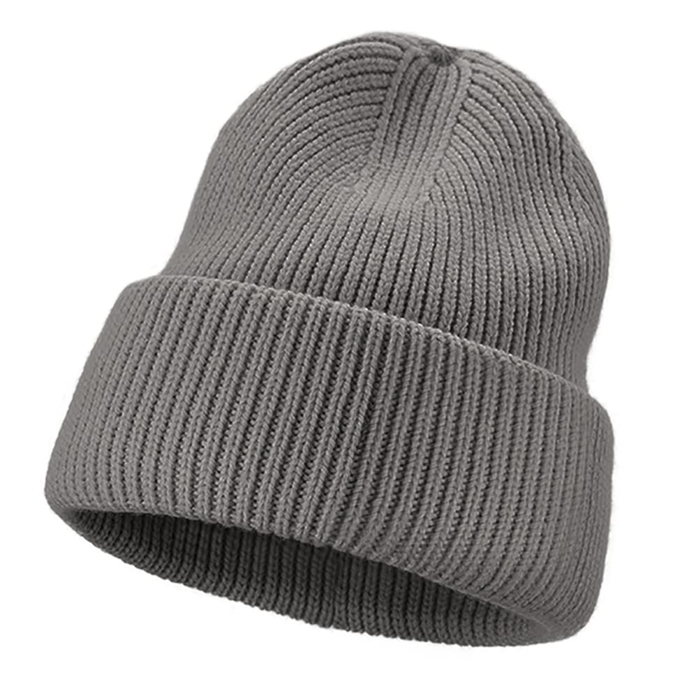 OHYOGA Winter Beanie Hats for Men & Women - Warm Chunky Cable Knit Skull Cap, Soft Fleece Lined Cold Weather Hat for Outdoor Activities, Skiing, Snowboarding & Daily Winter Wear