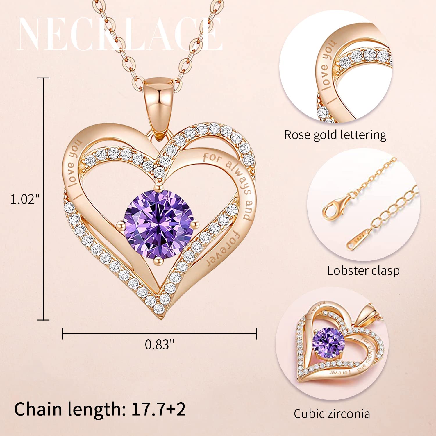 Forever Preserved Rose Love Box - Eternal Roses Necklace & Earring Set for Valentine's Day, Birthday, Anniversary - Romantic Gifts for Women - Perfect for Date Nights, Proposals & Special Occasions