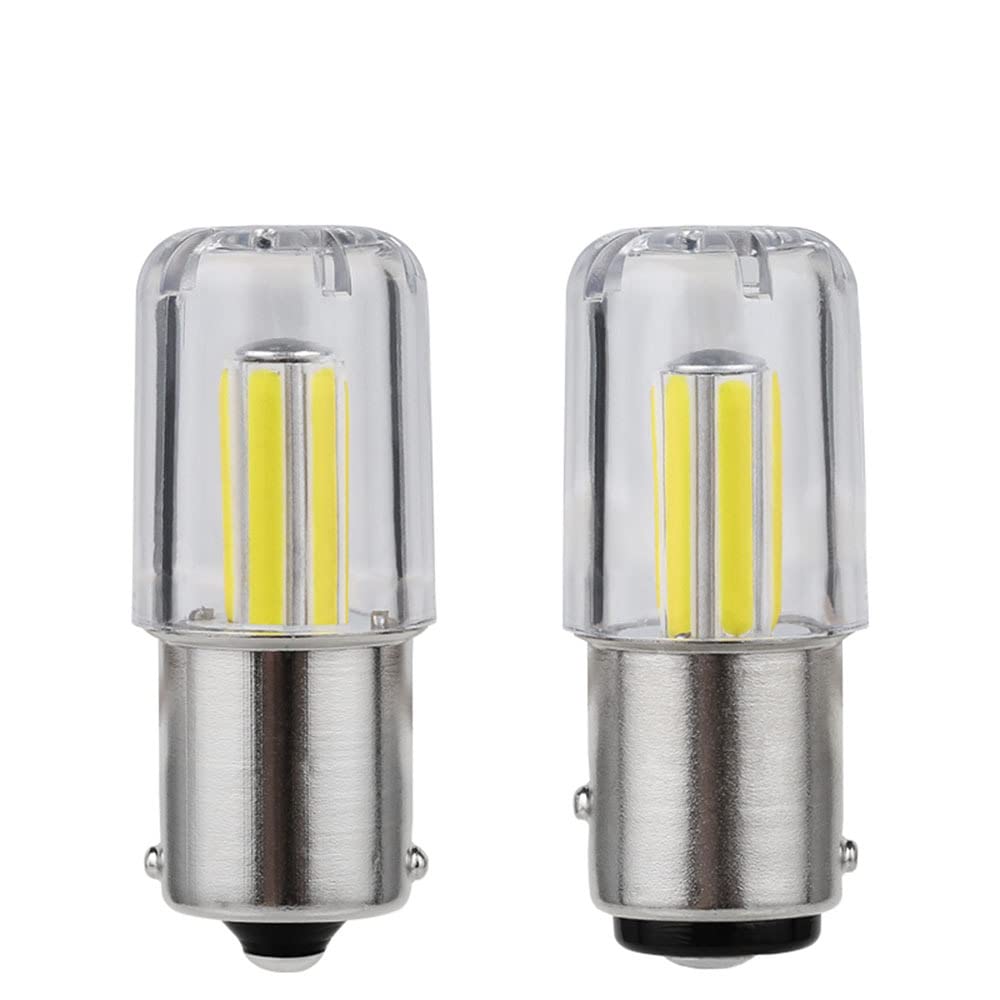 AIVYNA 2Pcs 6 LED Car Brake Light Bulbs 1156 1157 - 6000K White Reverse Lights, Tail Lights, Turn Signal Lamps for Enhanced Visibility & Safety - Perfect for Night Driving & Parking Assistance