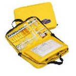 Padded Drug Kit Yellow 13 x 9 x 3.5 Inches - Waterproof & Durable Medical Storage Case for First Aid, Travel, and Emergency Preparedness