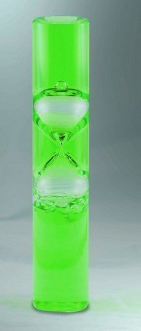 Tedco Toys 60009 5-Minute Green Sand Timer for Kids - Fun Educational Tool for Classroom, Games & Time Management Activities