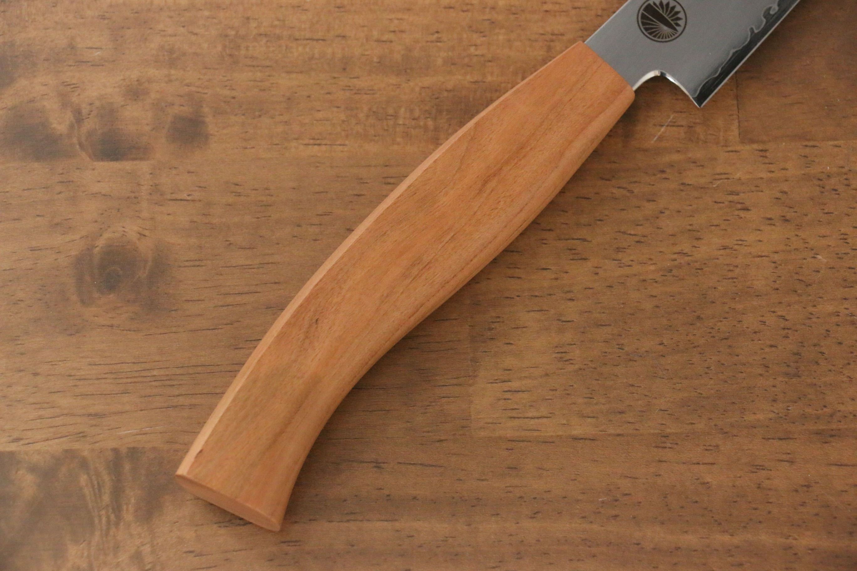Jikko VG10 Japanese Petty Utility Knife 150mm with Cherry Wood Handle - Perfect for Home Cooking, Slicing, and Precision Cutting