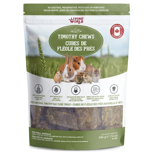 Premium Timothy Hay Chews for Small Pets - Natural Dental Treats for Rabbits, Guinea Pigs & Hamsters - Perfect for Cage Enrichment & Chewing Needs