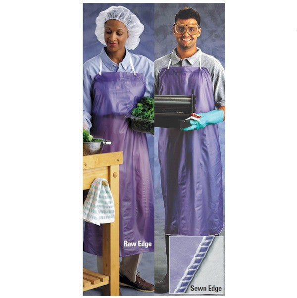 Ansell 56-001 Heavy-Duty 8 Mil Vinyl Sewn Edge Apron 33
