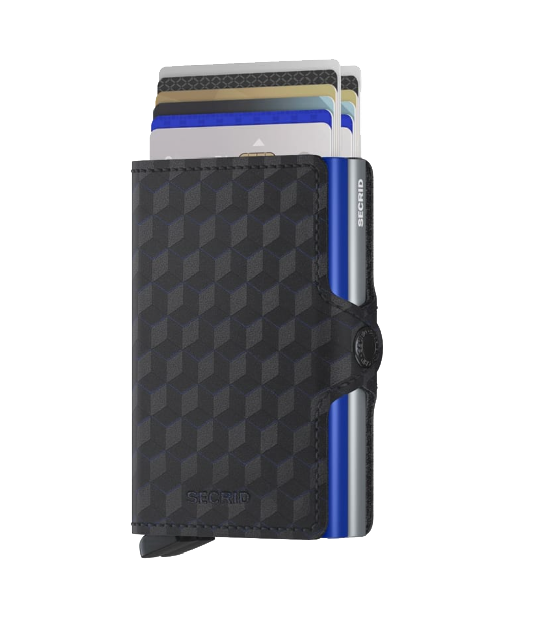SECRID Twinwallet RFID Blocking Slim Wallet - Titanium Blue | Premium Minimalist Wallet for Men & Women | Perfect for Travel, Business & Everyday Use
