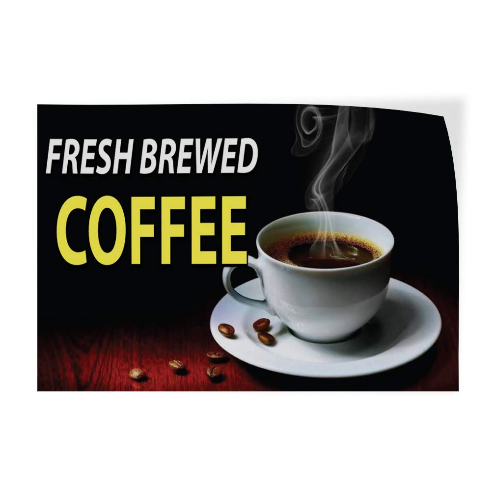 Premium Vinyl Decal Stickers for Coffee Shops & Restaurants - Multiple Sizes (36x24 Inches) - Industrial Safety Signs & Labels - Perfect for Cafe, Bar & Food Business Decor