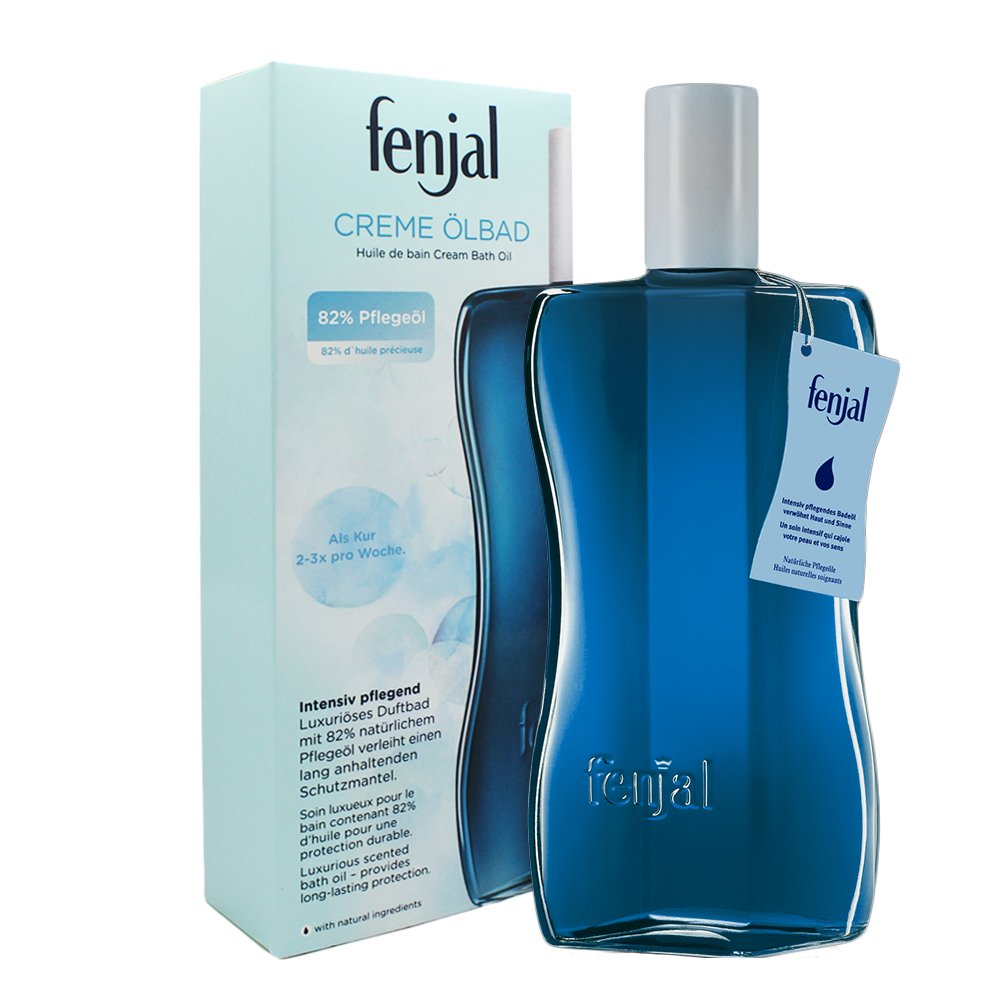 Fenjal Cream Oil Bath 200ml - Luxurious Moisturizing Bath Oil for Dry Skin | Relaxing Spa Experience at Home