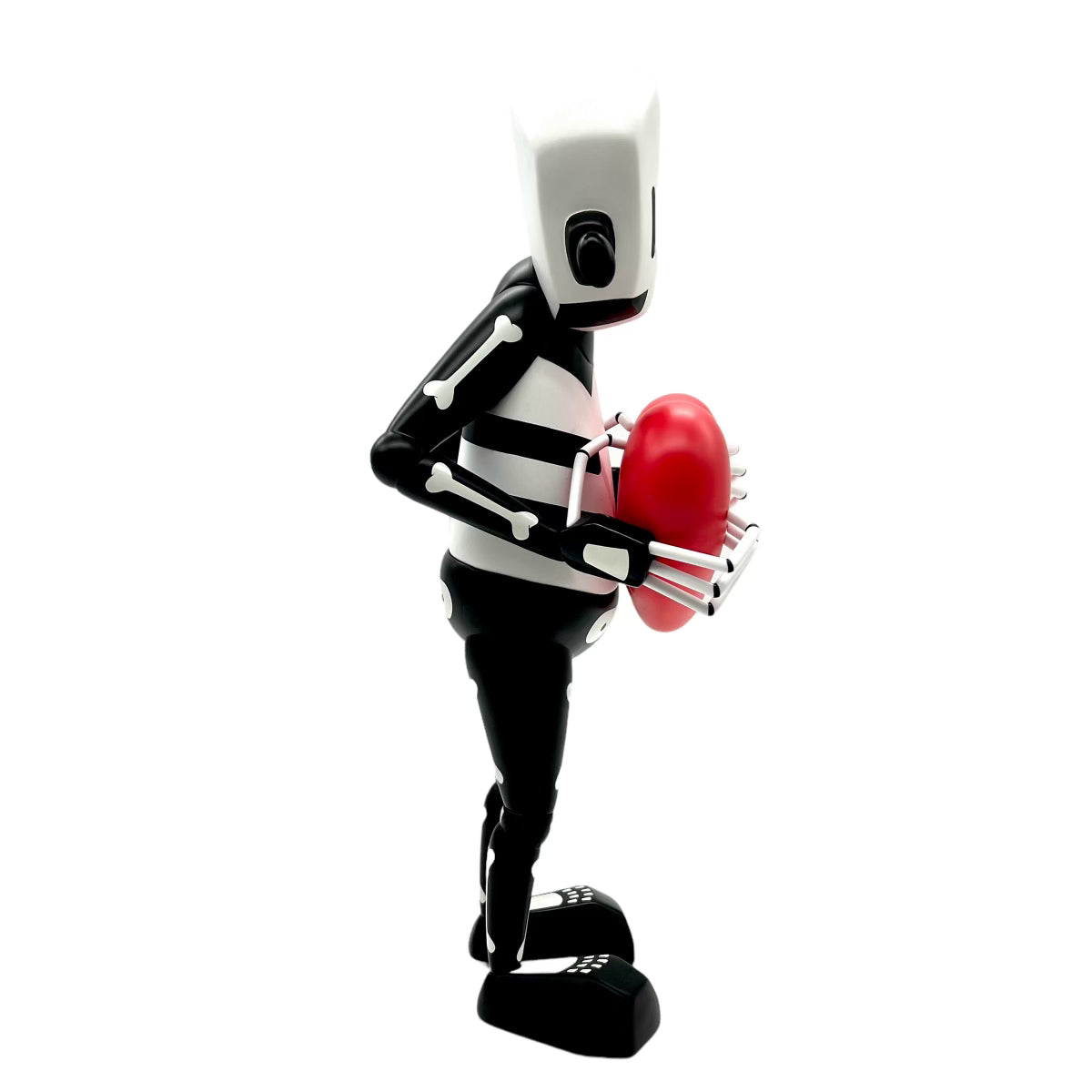 Chris RWK Robot With Heart Bones Edition - Unique Collectible Art Toy for Home Decor & Gifting | Perfect for Art Lovers & Pop Culture Enthusiasts