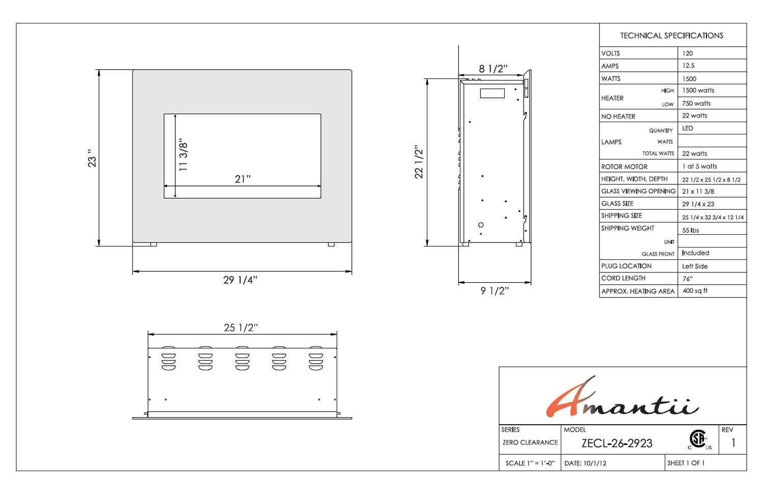 Amantii ZECL-26-2923 26