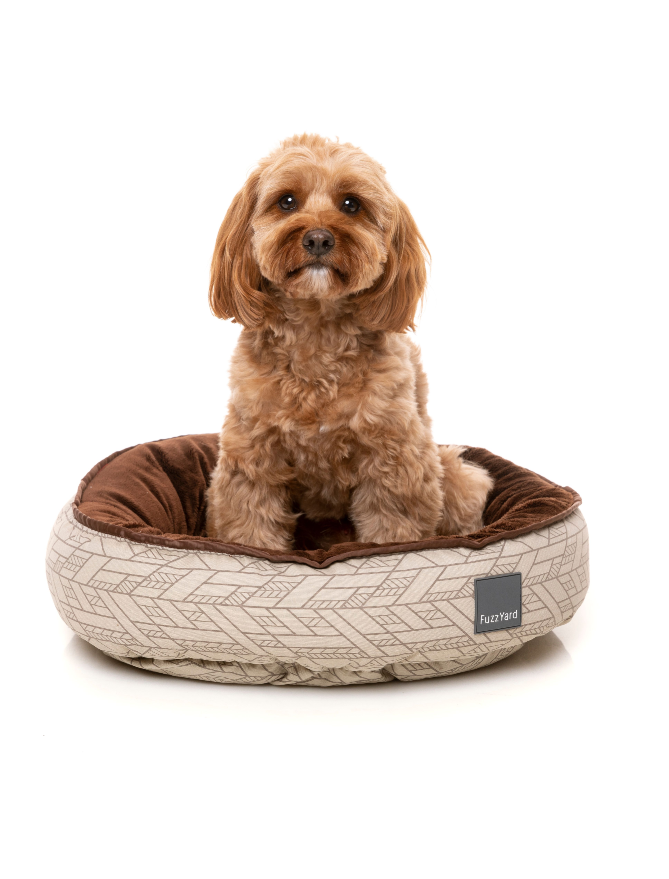 FuzzYard Reversible Pet Bed for Dogs & Cats - Soft Washable Dog Bed & Cat Bed with Non-Slip Bottom, Wilshire Collection (Small/Medium/Large) - Perfect for Living Room, Bedroom & Pet Travel