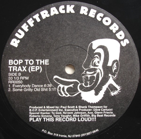 BOP - Bop To The Trax EP 12 RR0050 Rufftrack Records | Electronic Dance Music Vinyl Record | Perfect for DJ Sets & Music Collectors