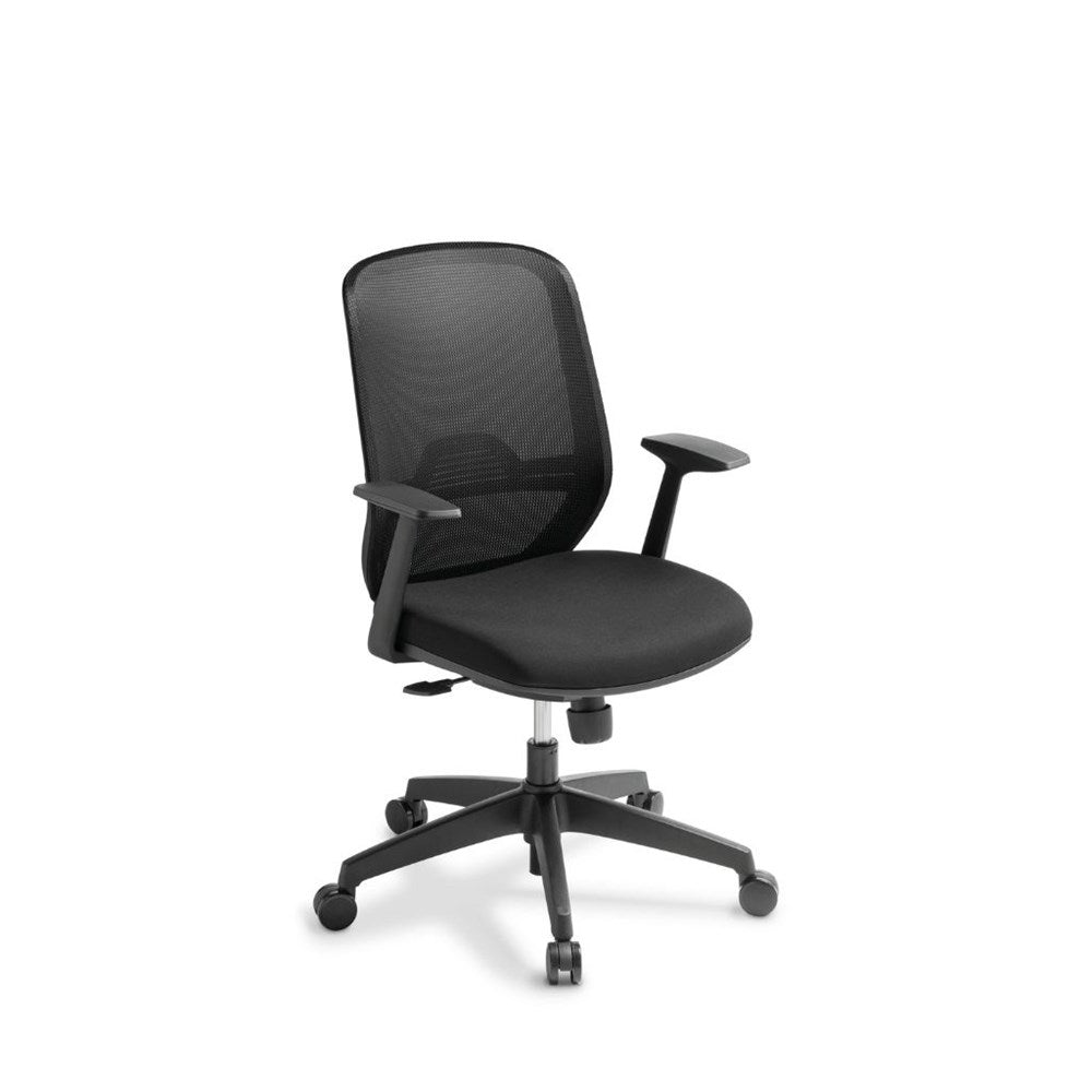 Ergonomic Sprint Office Task Chair - Adjustable Height & Lumbar Support for Home & Office Workspaces - Perfect for Long Hours of Sitting & Computer Work