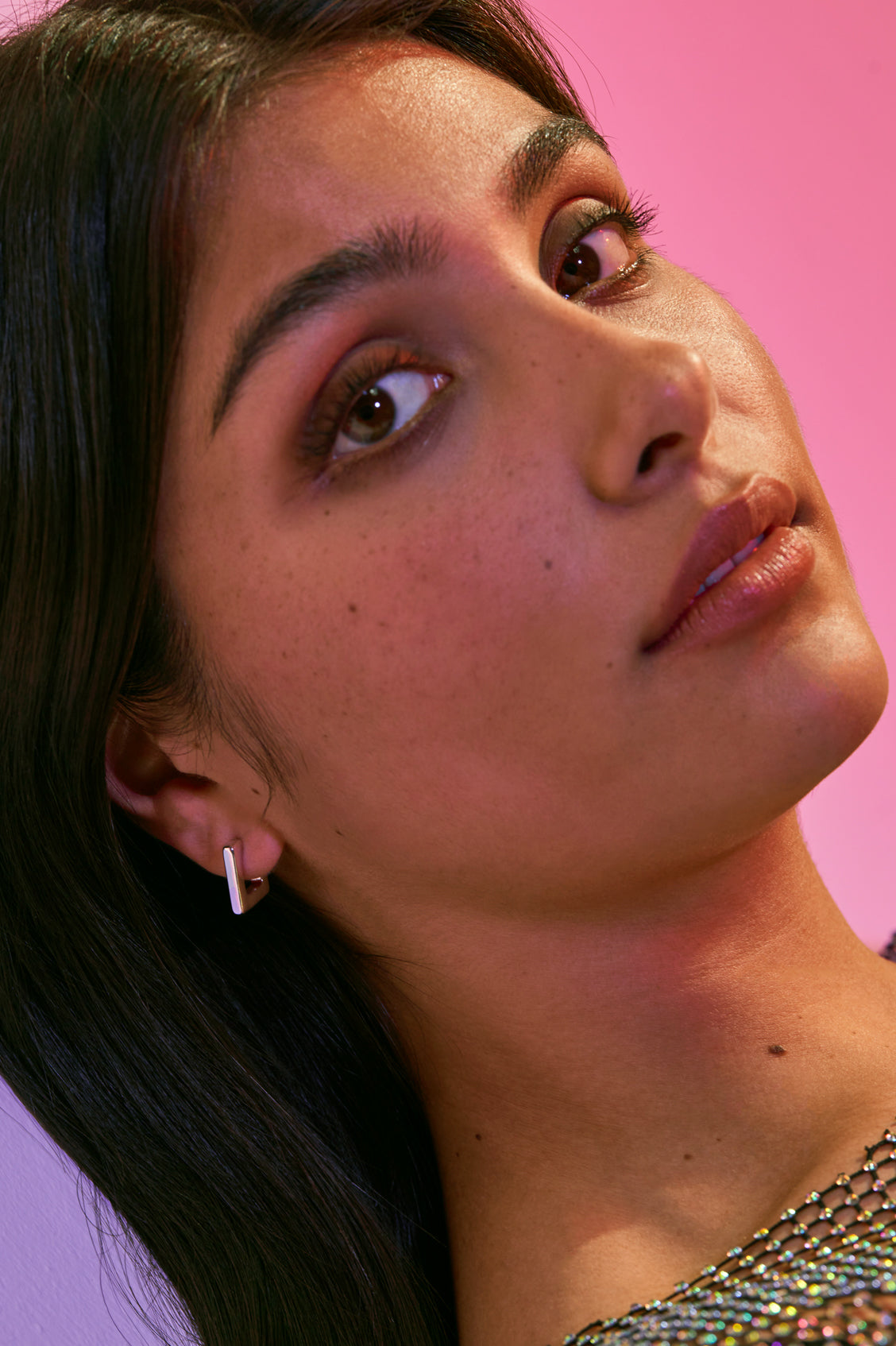Square Hoops Ebe5901S - Elegant Gold-Plated Square Hoop Earrings for Women, Trendy Geometric Jewelry for Everyday Wear & Special Occasions