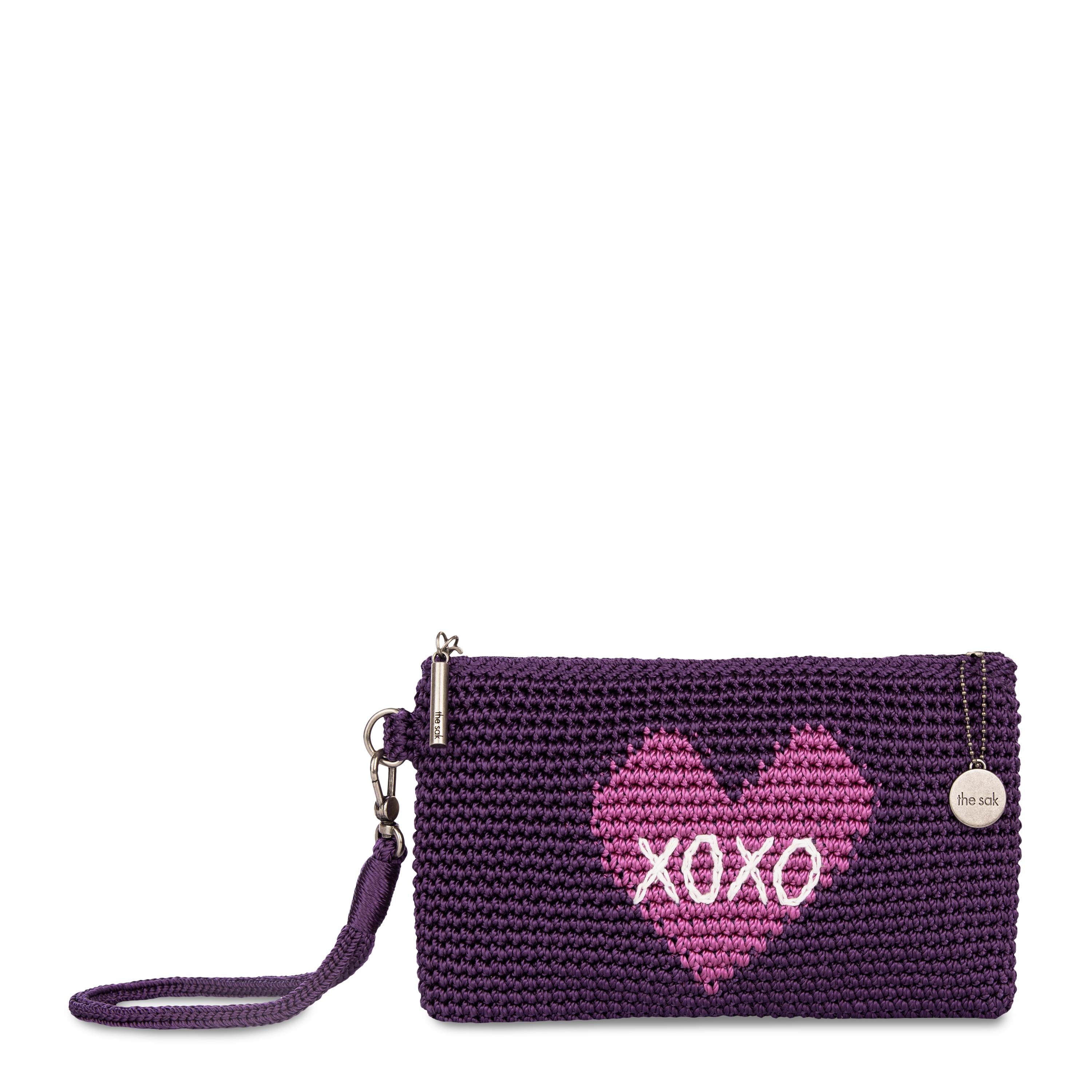 Hand Crochet - Aubergine Xo