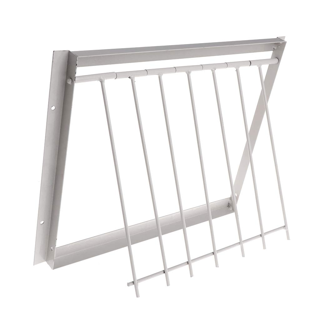 NABIAN Pigeon Trap Door - Heavy Duty Wire Bars Frame Entrance with Catch Bar for Racing Birds & Loft Supplies | Perfect for Pigeon Racing, Breeding & Training | Easy Installation & Durable Design