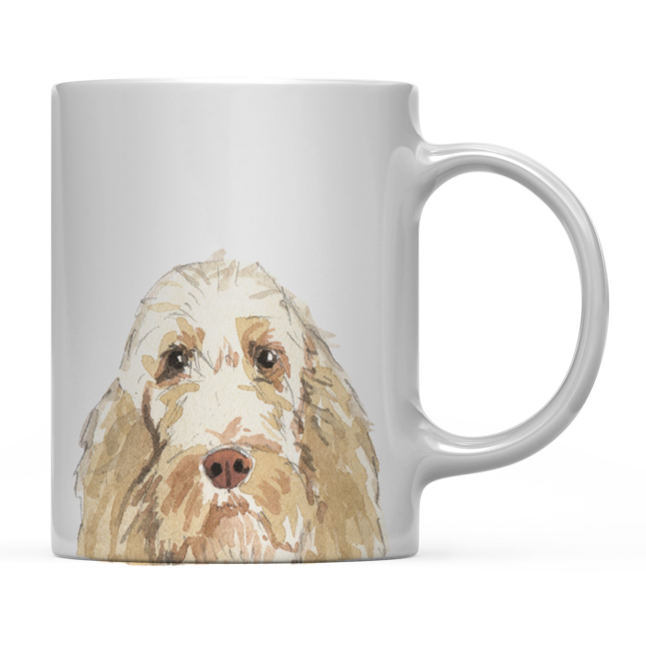 **Andaz Press 11oz Dog Coffee Mug - Spinone Italiano Pet Lover Gift, Ceramic Cup for Dog Owners, Birthday & Christmas Present for Her & Family - Perfect for Coffee, Tea & Hot Drinks at Home or Office**