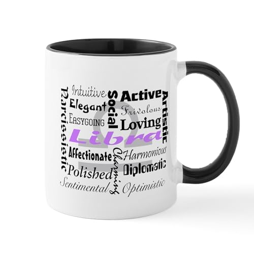 White/Black Inside - Libra Mugs