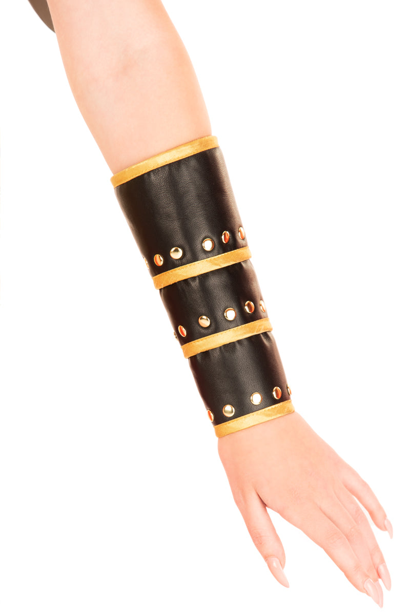 Imperial Warrior Studded Gauntlet - Medieval Armor Gloves for LARP, Cosplay & Renaissance Fairs | Perfect for Costume Parties, Theater Performances & Historical Reenactments