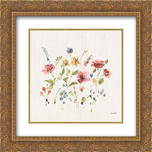 Lisa Audit 'Time to Share IX' 15x15 Inch Gold Ornate Framed Double Matted Museum Art Print - Perfect for Living Room, Bedroom & Office Wall Decor