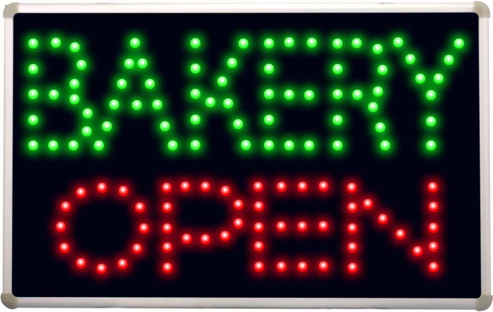 ADVPRO LED121 Custom Bakery Open Shop Cafe Neon Sign - Bright LED Light for Coffee Shop, Bakery, Restaurant & Business Decor