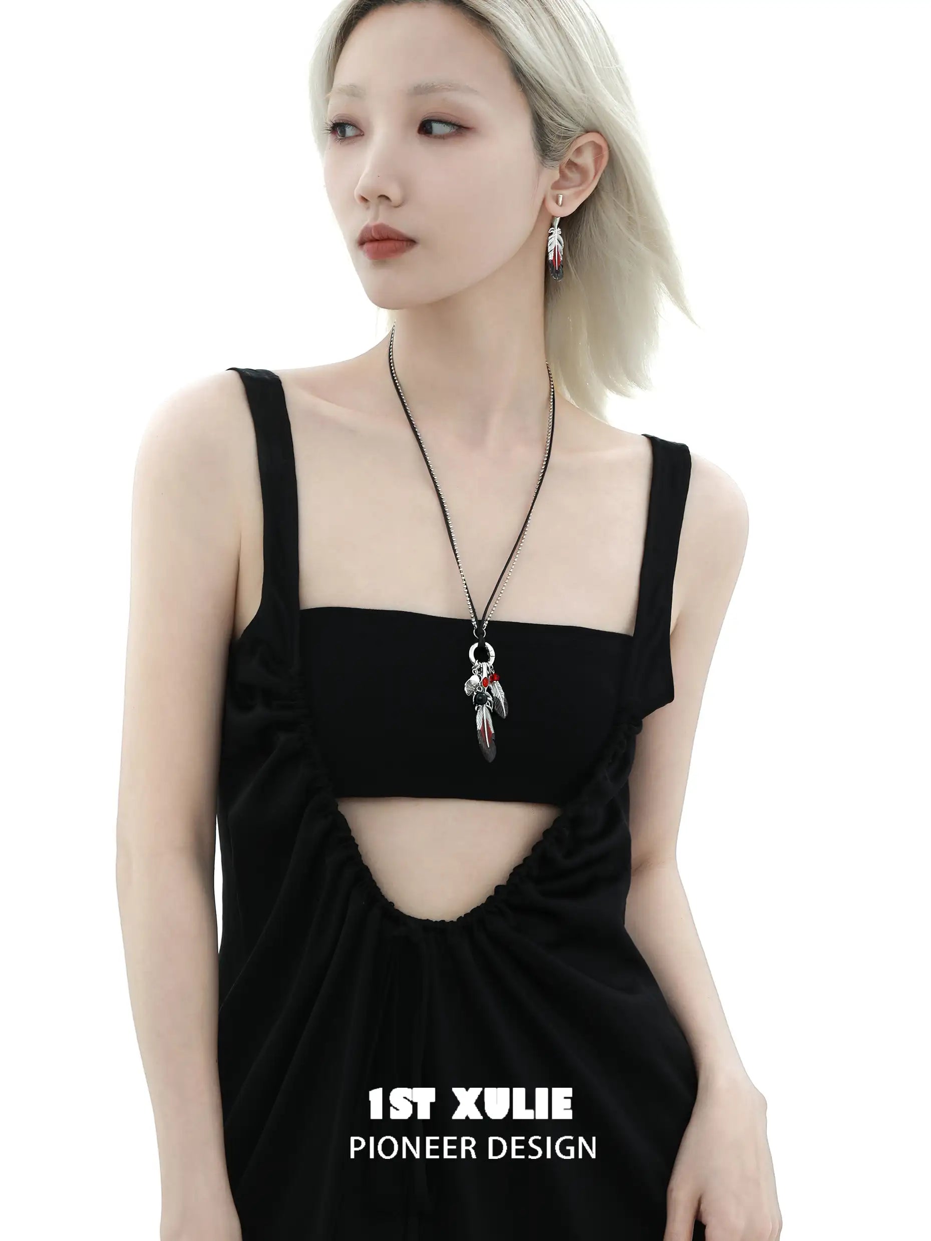 18K Gold Plated Feather Pendant Necklace for Women - Elegant Crane Jewelry Gift for Birthday, Anniversary & Special Occasions