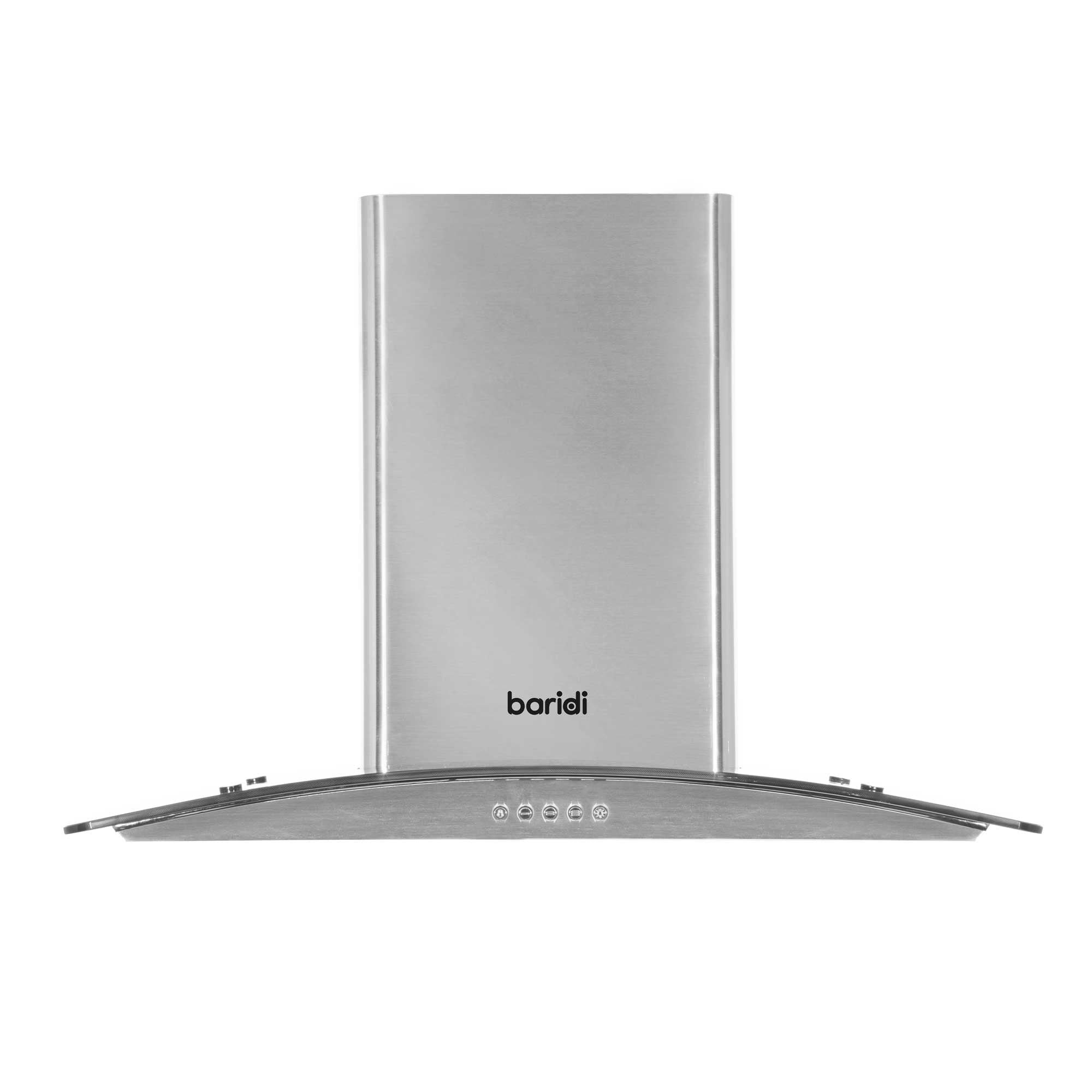 Baridi 4 Zone Ceramic Hob with 5 Function Fan Assisted Oven & Curved Glass Cooker Hood Bundle - DH187 | Premium Kitchen Appliance Set for Modern Homes | Perfect for Baking, Roasting & Cooking Family Meals