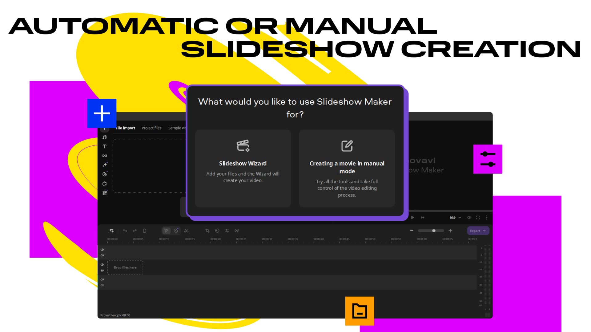 Movavi Slideshow Maker 2025 Personal - Create Stunning Photo Slideshows [PC Download] - Perfect for Weddings, Travel Memories & Family Events