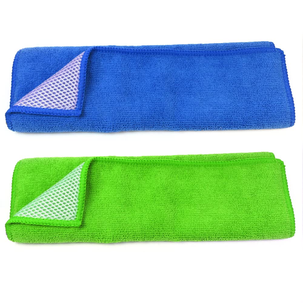 2 Pack Premium Microfiber Cleaning Cloths for Cars - 12