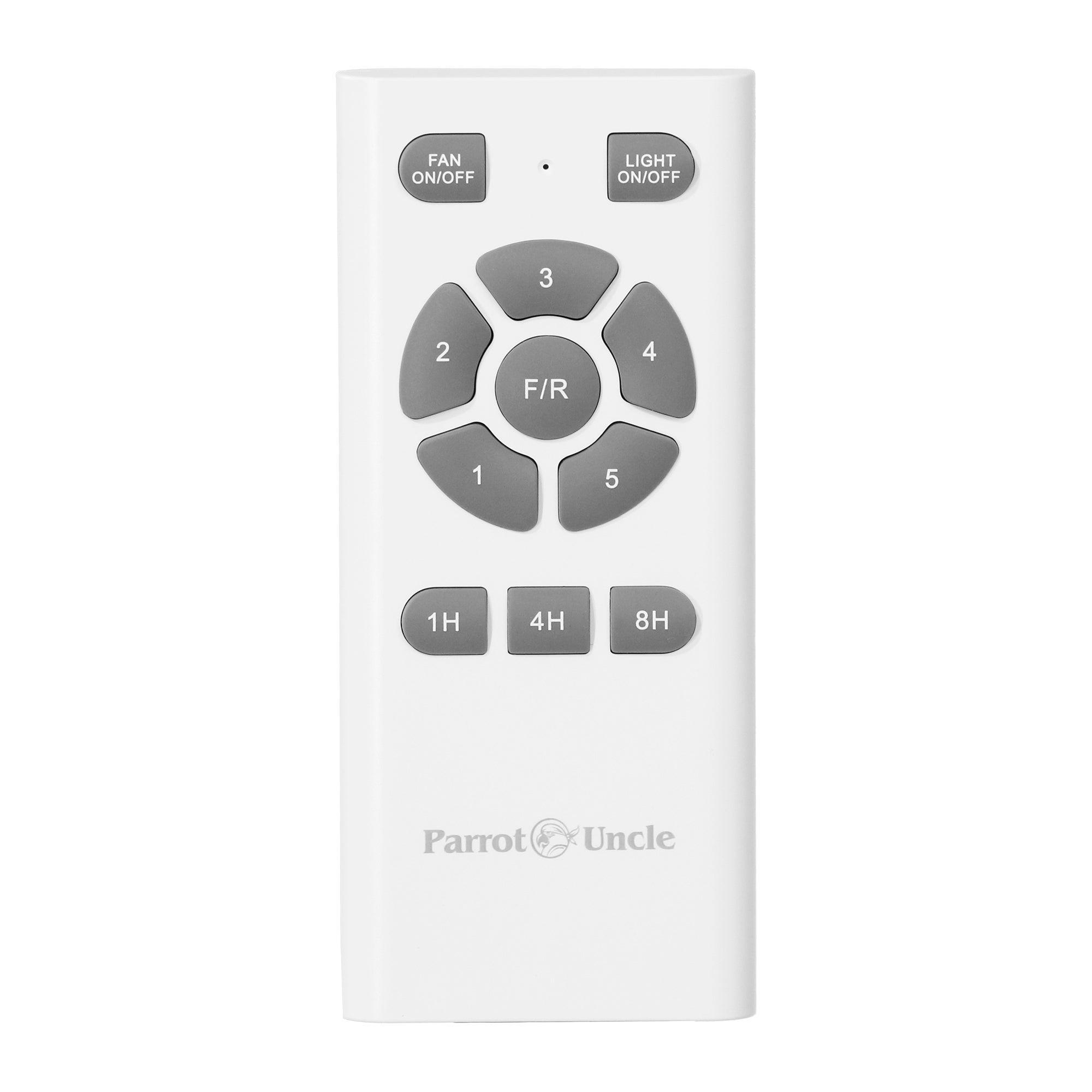 Parrot Uncle Universal Ceiling Fan Remote Control Replacement for BBB70 2315BC, BBB60 3180BK, F8246, BBA544003CA Models - Perfect for Bedroom, Living Room & Office Cooling