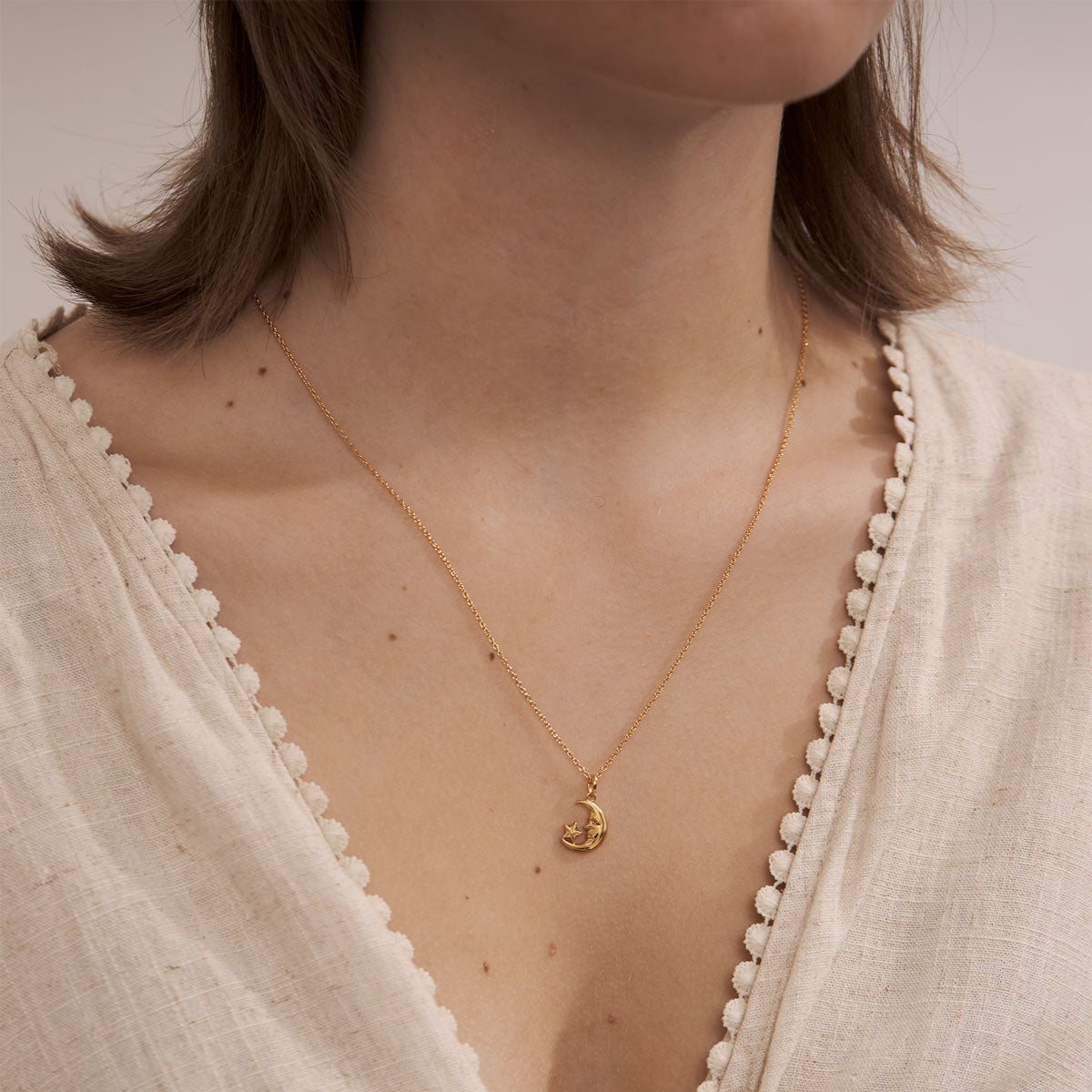 Dreamer Necklace - 14K Gold Pendant Necklace for Women, Inspirational Jewelry Gift for Her, Perfect for Birthday, Anniversary & Everyday Wear