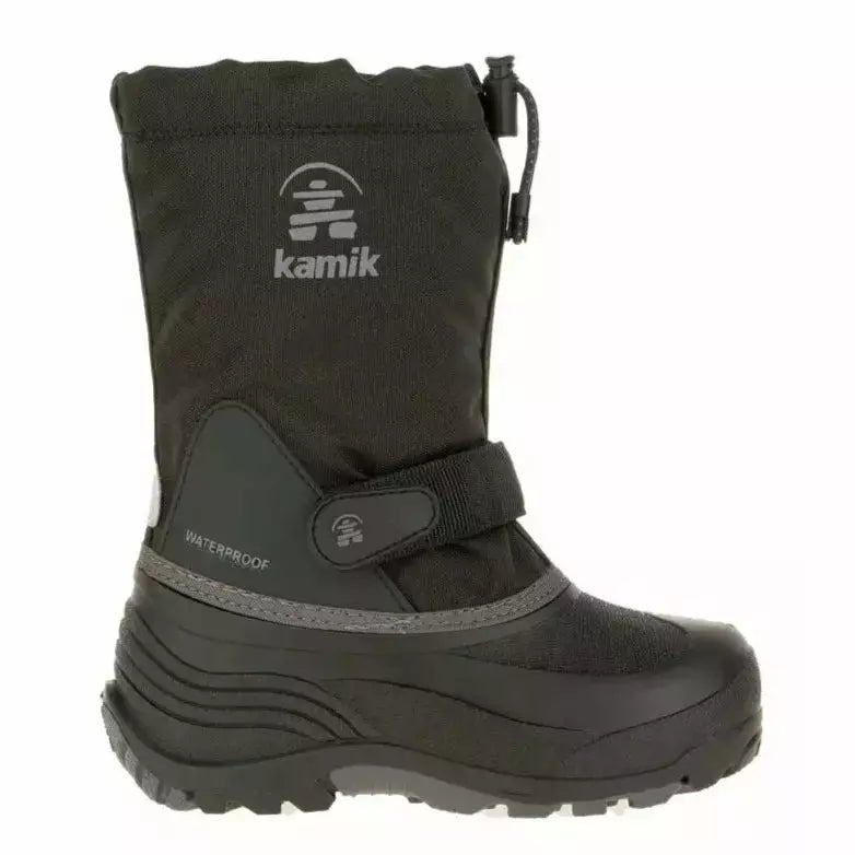 KAMIK WATERBUG 5 Kids' Waterproof Snow Boots - Medium & Wide Width for Boys & Girls - Perfect for Winter, Rain & Outdoor Play