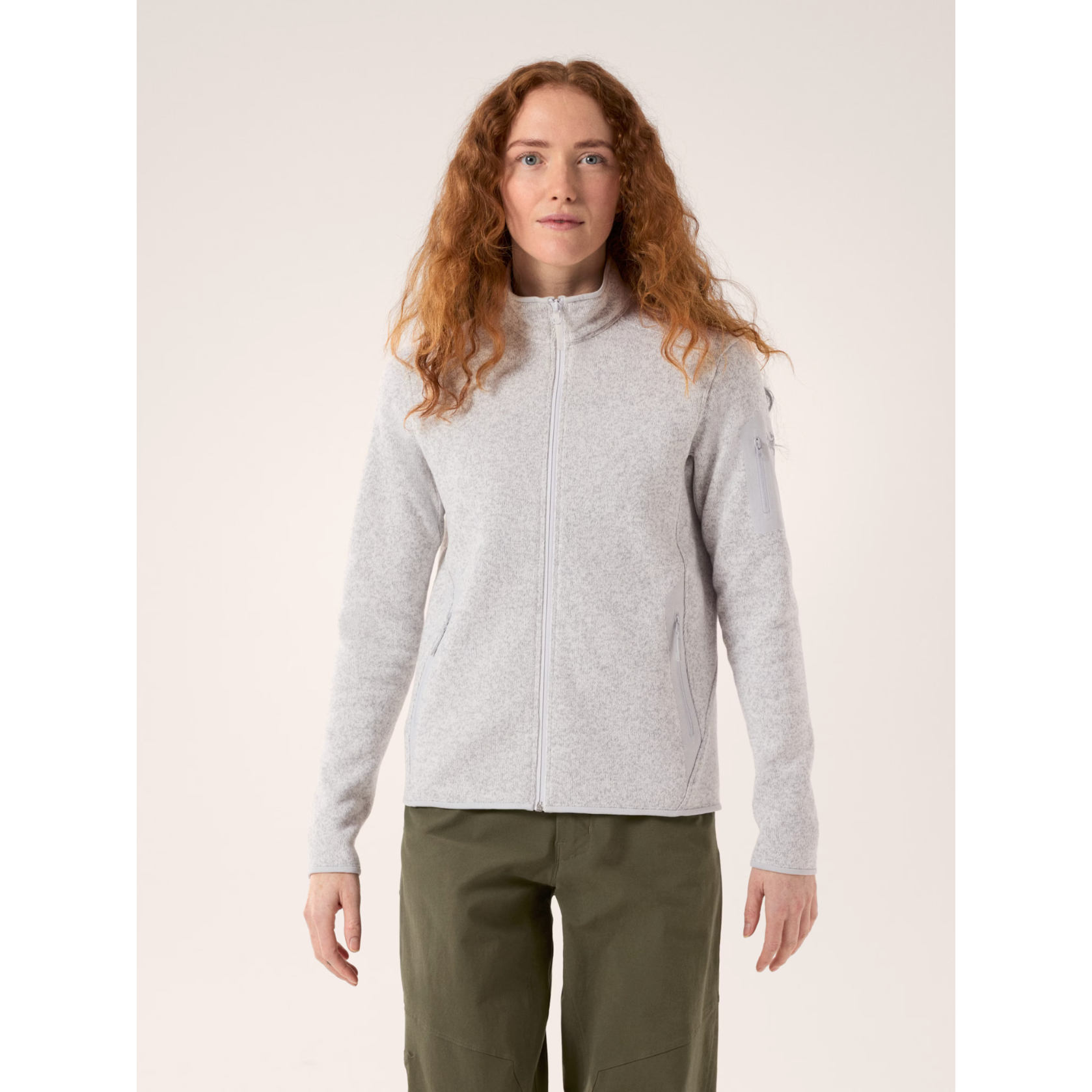 Arc'teryx Women's Covert Cardigan Fleece Jacket - Lightweight Warm Zip-Up Sweater for Hiking, Travel & Outdoor Activities