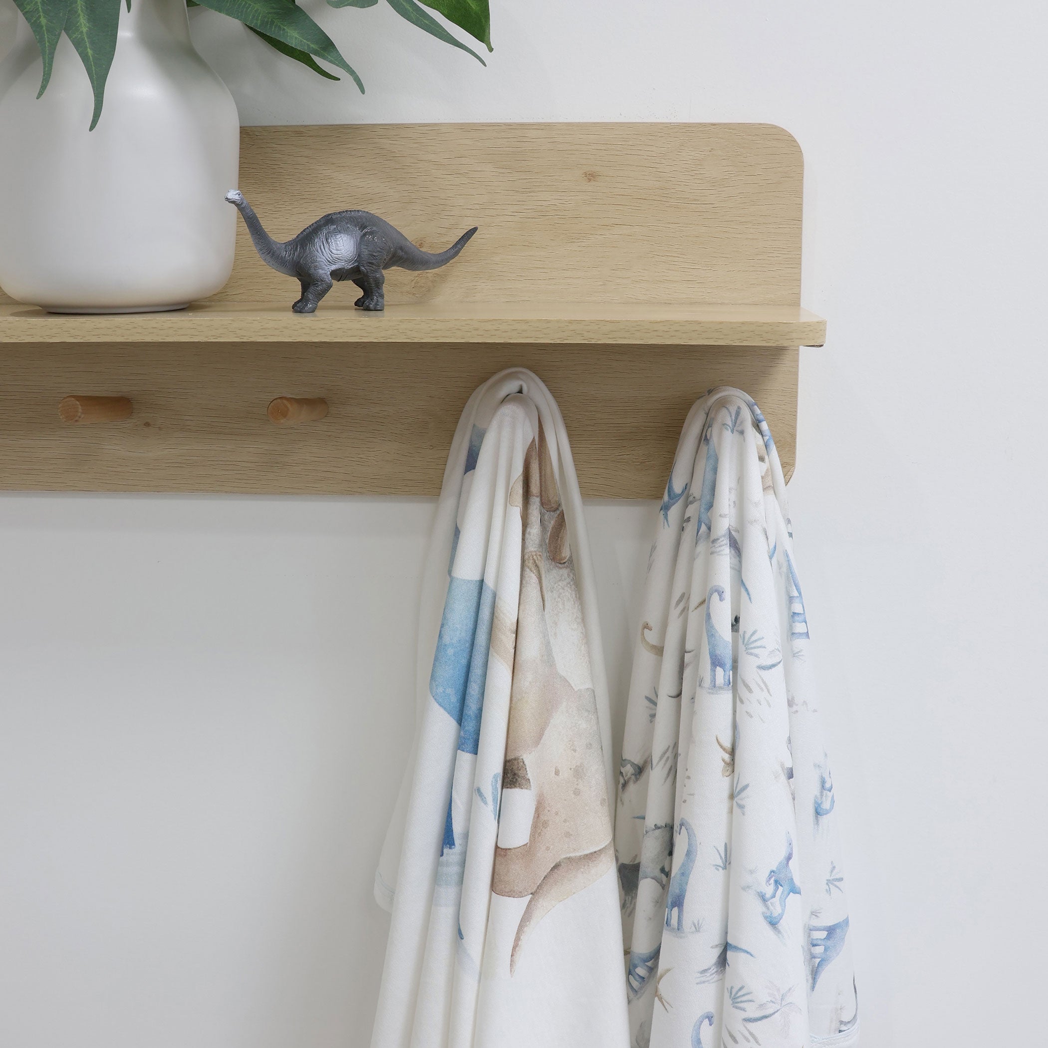 Jurassic Bamboo 2-Pack Jersey Wraps - Soft Bamboo Fabric for Baby Swaddles & Nursing Covers - Perfect for Newborns, Infants & Toddlers