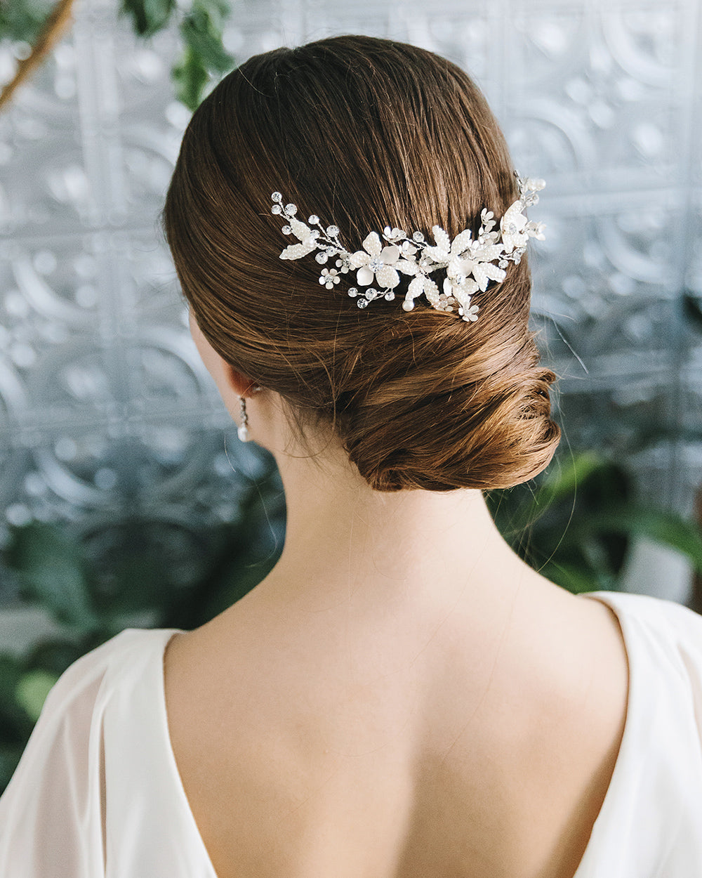 Willow Pearl Headpiece - Elegant Floral Hair Accessory for Weddings, Parties & Special Occasions | Perfect for Brides, Bridesmaids & Boho Fashion